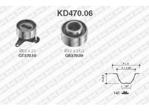 SNR KD470.06 paskirstymo diržo komplektas 
 Techninės priežiūros dalys -> Papildomas remontas
B660-12-700F, B660-12-730C