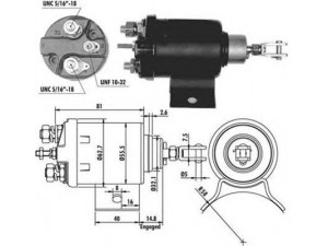 MAGNETI MARELLI 940113050073 solenoidinis jungiklis, starteris