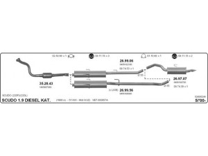 IMASAF 524000249 išmetimo sistema 
 Išmetimo sistema -> Išmetimo sistema, visa