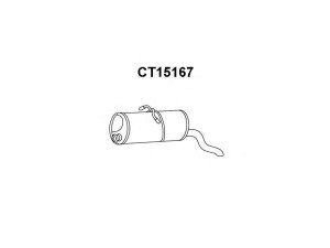 VENEPORTE CT15167 galinis duslintuvas 
 Išmetimo sistema -> Duslintuvas
1726AG, 1726KY, 1726KZ, 1726N5