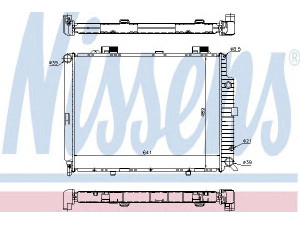 NISSENS 62692A radiatorius, variklio aušinimas 
 Aušinimo sistema -> Radiatorius/alyvos aušintuvas -> Radiatorius/dalys
210 500 01 03, A2105000103