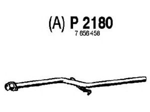 FENNO P2180 išleidimo kolektorius 
 Išmetimo sistema -> Išmetimo vamzdžiai
7656458