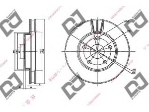 DJ PARTS BD1447 stabdžių diskas 
 Dviratė transporto priemonės -> Stabdžių sistema -> Stabdžių diskai / priedai
4351220580