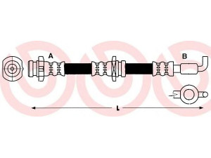 BREMBO T 59 010 stabdžių žarnelė 
 Stabdžių sistema -> Stabdžių žarnelės
8944033221, 8944033223, 8971348301