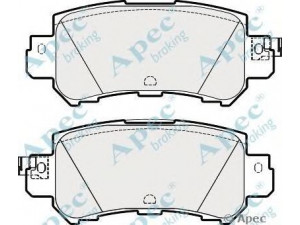 APEC braking PAD1916 stabdžių trinkelių rinkinys, diskinis stabdys 
 Techninės priežiūros dalys -> Papildomas remontas
K0Y12648Z