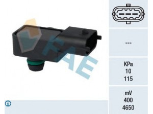 FAE 15127 jutiklis, įsiurbimo kolektoriaus slėgis 
 Elektros įranga -> Jutikliai
71741115, 12575467, 24420587, 4709502