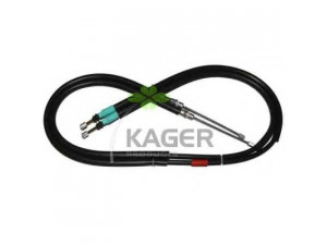 KAGER 19-6413 trosas, stovėjimo stabdys 
 Stabdžių sistema -> Valdymo svirtys/trosai
6025313181, 6025370468