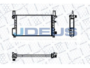 JDEUS RA0120950 radiatorius, variklio aušinimas 
 Aušinimo sistema -> Radiatorius/alyvos aušintuvas -> Radiatorius/dalys
1001855, 6615073, 6663238, 6966072