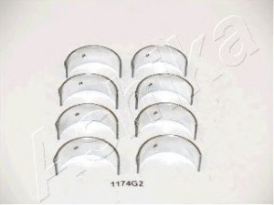 ASHIKA 82-1174G2 guoliai dideliu galu 
 Variklis -> Alkūninio veleno pavara -> Švaistiklio surinkimas -> Guoliai dideliu galu