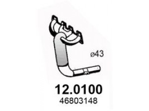 ASSO 12.0100 katalizatoriaus keitiklis 
 Išmetimo sistema -> Katalizatoriaus keitiklis
46803148, 51805148