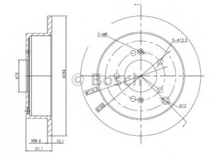 BOSCH 0 986 BB4 325 stabdžių diskas 
 Stabdžių sistema -> Diskinis stabdys -> Stabdžių diskas
584113A300, 58411 3A300