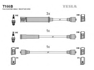TESLA T166B uždegimo laido komplektas 
 Kibirkšties / kaitinamasis uždegimas -> Uždegimo laidai/jungtys