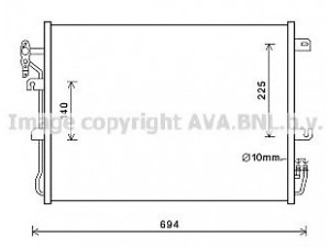 AVA QUALITY COOLING AU5215 kondensatorius, oro kondicionierius