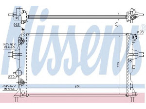 NISSENS 632461 radiatorius, variklio aušinimas 
 Aušinimo sistema -> Radiatorius/alyvos aušintuvas -> Radiatorius/dalys
1300 196, 1300 257, 90570729, 9119482
