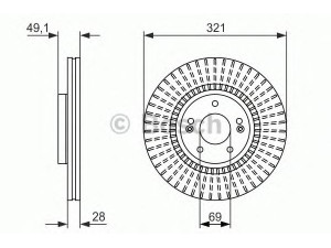 BOSCH 0 986 479 786 stabdžių diskas 
 Stabdžių sistema -> Diskinis stabdys -> Stabdžių diskas
517122P700, 517122W700, 51712 2P700