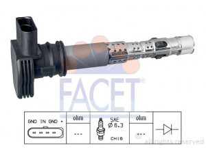 FACET 9.6326 ritė, uždegimas 
 Kibirkšties / kaitinamasis uždegimas -> Uždegimo ritė
06F 905 115 A, 06F 905 115 C, 06F 905 115 F