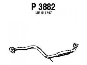 FENNO P3882 vidurinis duslintuvas 
 Išmetimo sistema -> Duslintuvas
MB611747