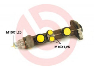 BREMBO M 23 097 pagrindinis cilindras, stabdžiai 
 Stabdžių sistema -> Pagrindinis stabdžių cilindras
4396982, 4410501, 4410502, 790519