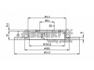 ASHUKI T601-03 stabdžių diskas 
 Stabdžių sistema -> Diskinis stabdys -> Stabdžių diskas
0 986 478 559/BOSCH, 08.9180.10/BREMBO