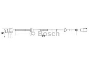BOSCH 0 265 006 710 jutiklis, rato greitis 
 Elektros įranga -> Jutikliai
82 00 058 186