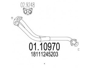 MTS 01.10970 išleidimo kolektorius 
 Išmetimo sistema -> Išmetimo vamzdžiai
18111245203
