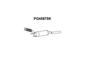 VENEPORTE PG45875K katalizatoriaus keitiklis
1705TA, 9677961880