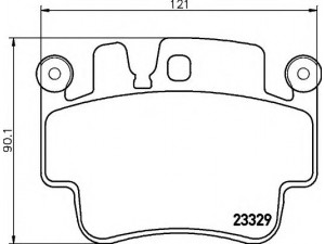 HELLA 8DB 355 009-281 stabdžių trinkelių rinkinys, diskinis stabdys 
 Techninės priežiūros dalys -> Papildomas remontas
99635193014, 99635193015, 99635193914