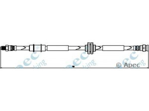 APEC braking HOS3833 stabdžių žarnelė 
 Stabdžių sistema -> Stabdžių žarnelės
51780396, 60698795