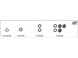 HJS MT-MA59 išmetimo sistema 
 Išmetimo sistema -> Išmetimo sistema, visa