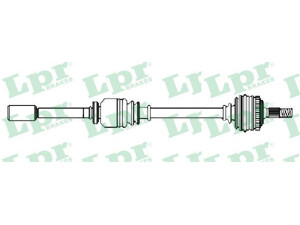 LPR DS52425 kardaninis velenas 
 Ratų pavara -> Kardaninis velenas
8200113931, 8200113931