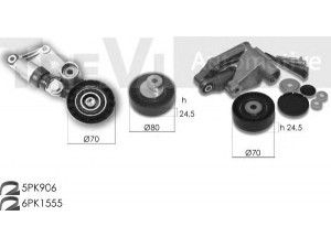 TREVI AUTOMOTIVE KA1223 V formos rumbuotas diržas, komplektas 
 Techninės priežiūros dalys -> Techninės priežiūros intervalai
