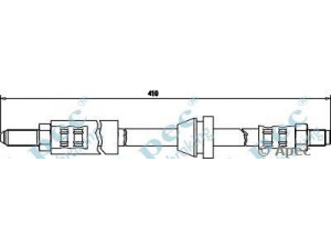 APEC braking HOS3077 stabdžių žarnelė 
 Stabdžių sistema -> Stabdžių žarnelės
6135220, 84AB2078AA
