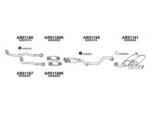 VENEPORTE 010046 išmetimo sistema 
 Išmetimo sistema -> Išmetimo sistema, visa
