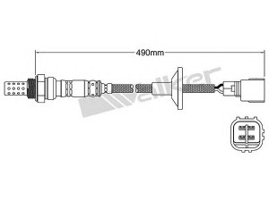 WALKER PRODUCTS 250-24298 lambda jutiklis 
 Išmetimo sistema -> Lambda jutiklis
89465 47060, 89465 52060, 89465 52070