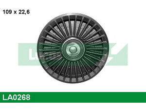 LUCAS ENGINE DRIVE LA0268 kreipiantysis skriemulys, V formos rumbuotas diržas 
 Diržinė pavara -> V formos rumbuotas diržas/komplektas -> Laisvasis/kreipiamasis skriemulys