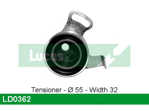 LUCAS ENGINE DRIVE LD0362 įtempiklio skriemulys, paskirstymo diržas
CDU3559, LHP10014