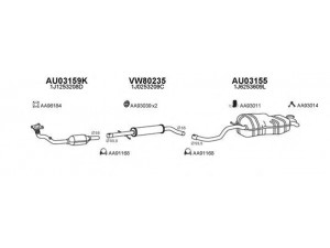 VENEPORTE 030020 išmetimo sistema 
 Išmetimo sistema -> Išmetimo sistema, visa