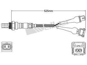 WALKER PRODUCTS 250-24192 lambda jutiklis 
 Variklis -> Variklio elektra
2 517 2630, 30622250, 3531075