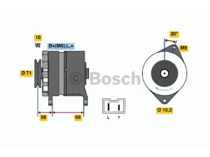 BOSCH 0 986 039 971 kintamosios srovės generatorius 
 Elektros įranga -> Kint. sr. generatorius/dalys -> Kintamosios srovės generatorius
77 00 749 023, 77 01 351 761