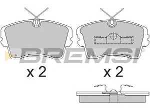 BREMSI BP2283 stabdžių trinkelių rinkinys, diskinis stabdys 
 Techninės priežiūros dalys -> Papildomas remontas
45022SA7950, 45022SB067, 1605612