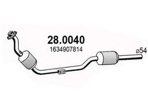 ASSO 28.0040 katalizatoriaus keitiklis 
 Išmetimo sistema -> Katalizatoriaus keitiklis
1634907814