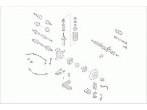 LEMFÖRDER FORD-KA-FL003 vairavimo mechanizmas; rato pakaba 
 Ašies montavimas/vairavimo mechanizmas/ratai -> Prekių paieška pagal schemą