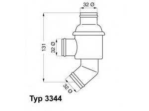 WAHLER 3344.75 termostatas, aušinimo skystis 
 Aušinimo sistema -> Termostatas/tarpiklis -> Thermostat
11 53 1 260 720