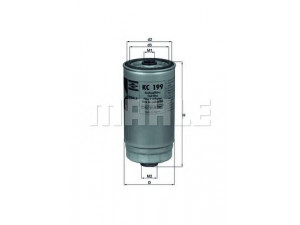 KNECHT KC 199 kuro filtras 
 Filtrai -> Kuro filtras
3192226900, 3192226901, 319223A800