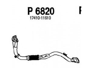 FENNO P6820 išleidimo kolektorius 
 Išmetimo sistema -> Išmetimo vamzdžiai
BM70451, 17410-11610
