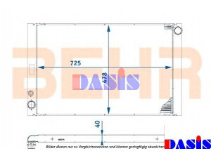 AKS DASIS 480055N radiatorius, variklio aušinimas 
 Aušinimo sistema -> Radiatorius/alyvos aušintuvas -> Radiatorius/dalys
4E0121251F