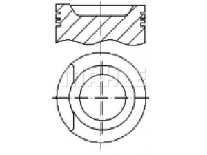 MAHLE ORIGINAL S70850 stūmoklis 
 Variklis -> Cilindrai/stūmokliai
027107103511
