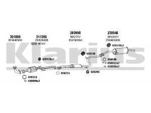 KLARIUS 570267E išmetimo sistema 
 Išmetimo sistema -> Išmetimo sistema, visa