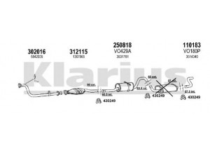 KLARIUS 960466E išmetimo sistema