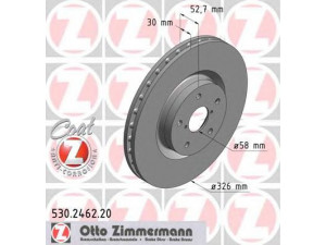 ZIMMERMANN 530.2462.20 stabdžių diskas 
 Dviratė transporto priemonės -> Stabdžių sistema -> Stabdžių diskai / priedai
26300-FE070